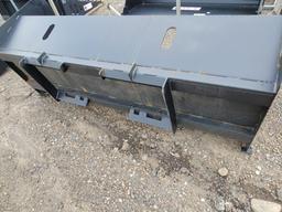 2025 JCT 84" SKID STEER SNOW PUSHER BOX *SELLS ABSOLUTE
