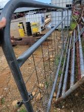 14' GALVANIZED WIRE MESH GATE