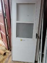 WOOD DOOR 80" TALL 32" WIDE SCREEN DOOR 80" TALL 32" WIDE