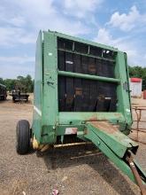 530 JOHN DEERE ROUND BALER 5X6 HAS PTO, FIXED SPRING