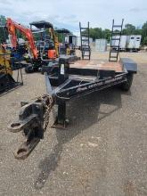 14' X 78" EQUIPMENT TRAILER WITH RAMPS, TANDEM AXLES, NO TITLE,