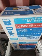 CASES OF DELCO 15-40 DIESEL OIL (2)