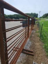 NEW 24' HEAVY DUTY FREE STANDING CORRAL PANEL
