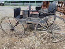 4 WHEEL BLACK WHEEL CARRIAGE