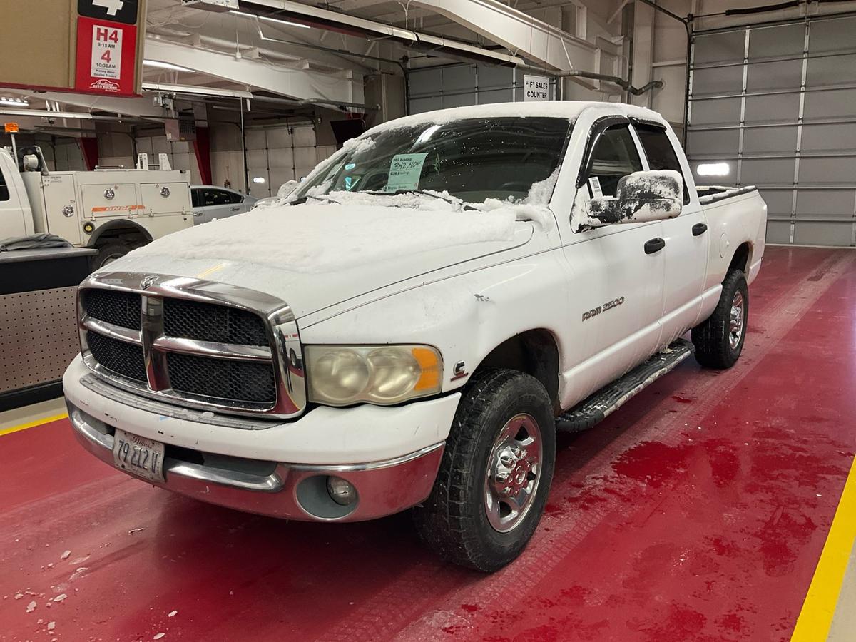 2003 DODGE RAM 2500 ST Serial Number: 3D7KA28693G709705