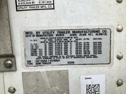 2019 UTILITY  REEFER Serial Number: 1UYVS2537K2700024