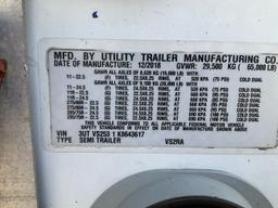 2019 UTILITY  REEFER Serial Number: 3UTVS2531K8643617