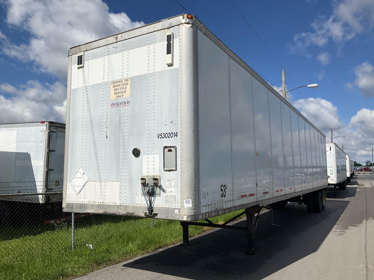 2002 WABASH DRYVAN Serial Number: 1JJV532W72L777293