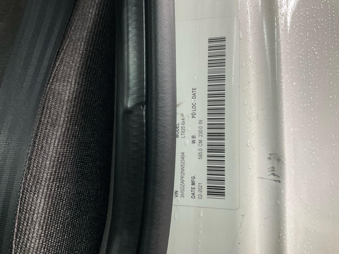 2022 INTERNATIONAL LT Serial Number: 3HSDZAPR2NN523494