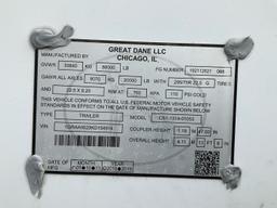 2019 GREAT DANE DRYVAN Serial Number: 1GRAA0629KD154914