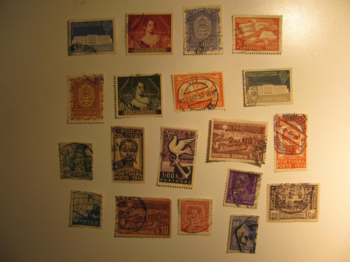 Vintage stamp set: Portugal