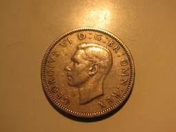 Foreign Coins: 1949 Great Britain 1 Shilling