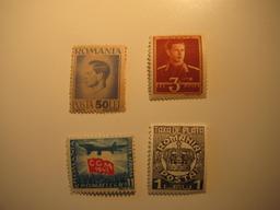 4 Romania Unused  Stamp(s)