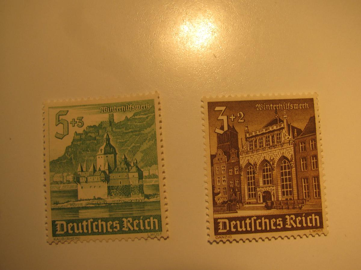 2 Nazi Germany Unused Stamp(s)