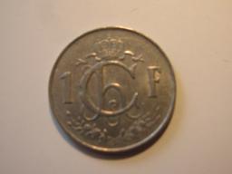 Foreign Coins: 1957 Luxemburg 1 Franc