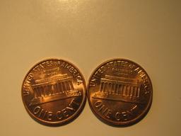 US Coins: 2xBU/Clean 1964 pennies