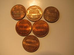 US Coins: 3xBU/Clean 1970-S & 2x1974 & 1s1970-D pennies