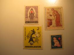 4 Yugoslavia Unused  Stamp(s)