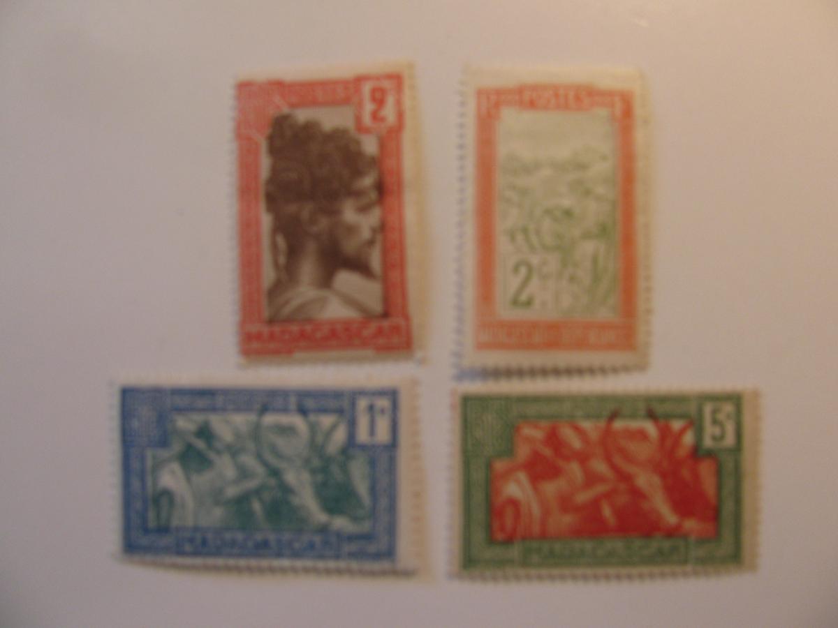 4 Madagascar Unused  Stamp(s)