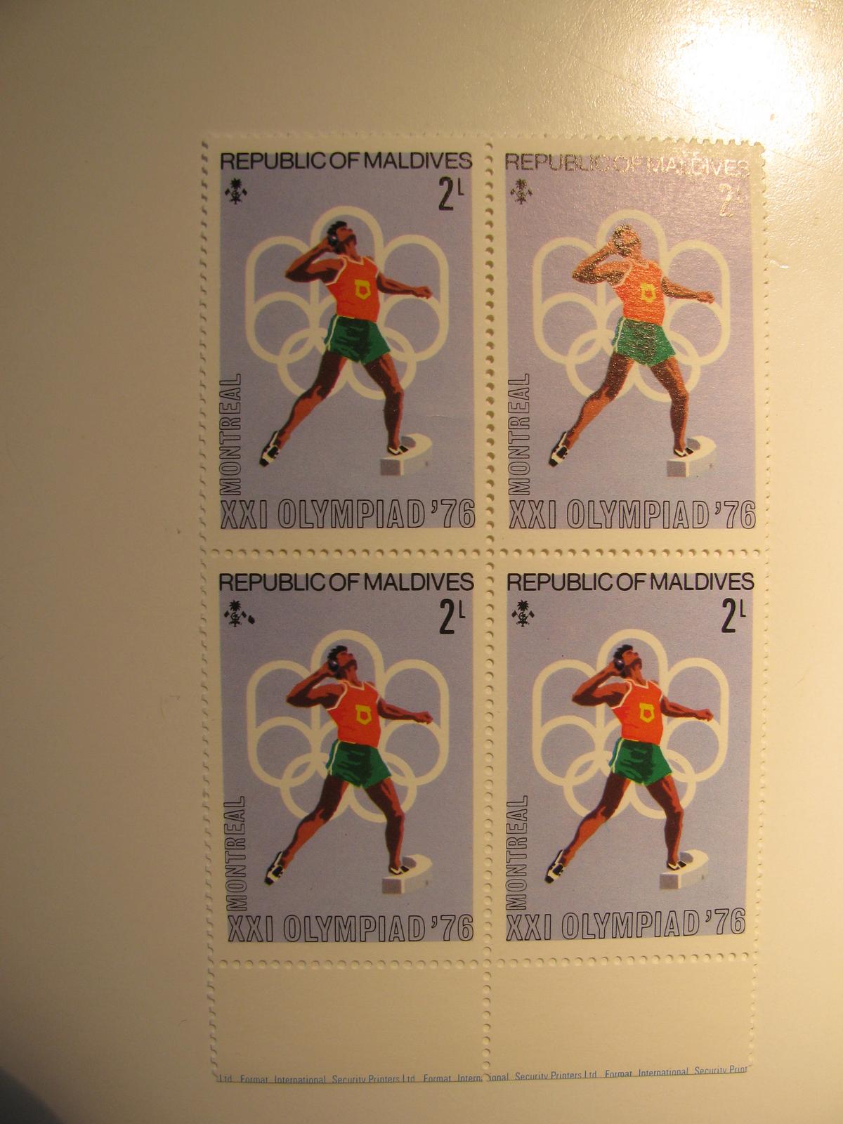 4 Maldives Unused  Stamp(s)