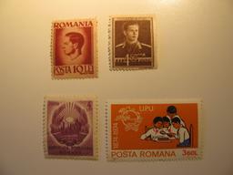 4 Romania Unused  Stamp(s)