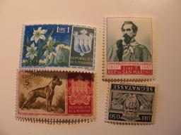 4 San Marino Unused  Stamp(s)