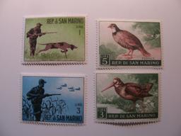 4 San Marino Unused  Stamp(s)