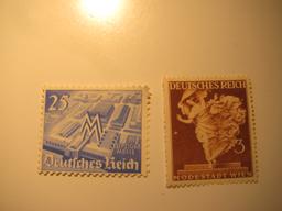 2 Nazi Germany Unused Stamp(s)