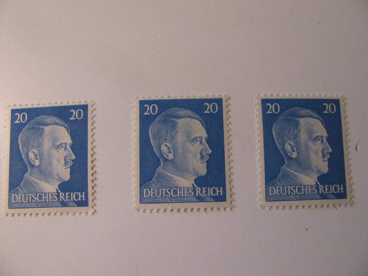 3 Nazi Germany Unused Stamp(s)