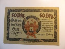 Foreign Currency: Germany 50 Pfennig Notgeld (UNC)