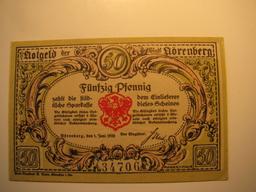 Foreign Currency: 1920 Germany 50 Pfennig Notgeld (UNC)