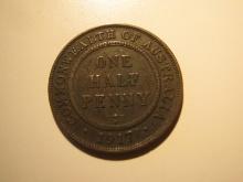 1917 (WWI) Australia 1/2 Cent