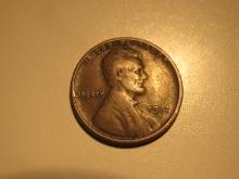 US Coins: 1917-D  Wheat penney