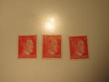 3 Nazi Germany Unused  Stamp(s)