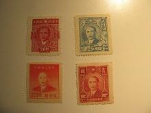 4 China Unused  Stamp(s)