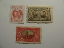 3 Lithuania Unused  Stamp(s)