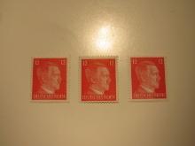 3 Nazi Germany Unused Stamp(s)