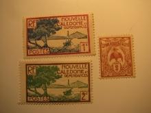 3 New Caledonia Unused  Stamp(s)