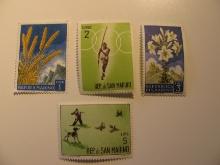 4 San Marino Unused  Stamp(s)