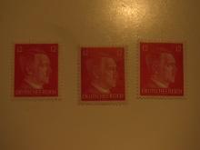 3 Nazi Germany Unused  Stamp(s)