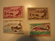 4 St. Pierre & Miquelon Unused  Stamp(s)