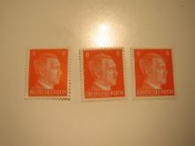 3 Nazi Germany Unused Stamp(s)