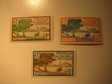 3 New Caledonia Unused  Stamp(s)