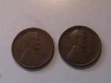 US Coins: 2x1929-S Wheat pennies