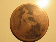1874 Great Britain Penny (Queen Victoria Era)