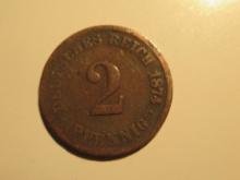 1874 Germany 2 Pfennig