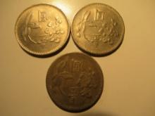 Foreign Coins: 3x Taiwan coins