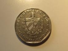 Foreign Coins: Cuba 25 Centavos