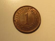 Foreign Coins: Mauritius 1 Cent