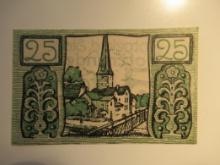 Foreign Currency: 1922 Germany 25 Pfennig Notgeld (UNC)